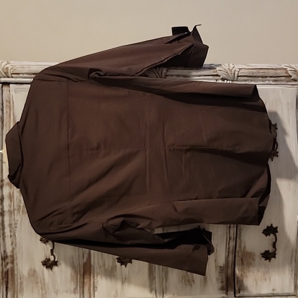 New York & Company Dark Brown Blouse - Picture 5 of 6
